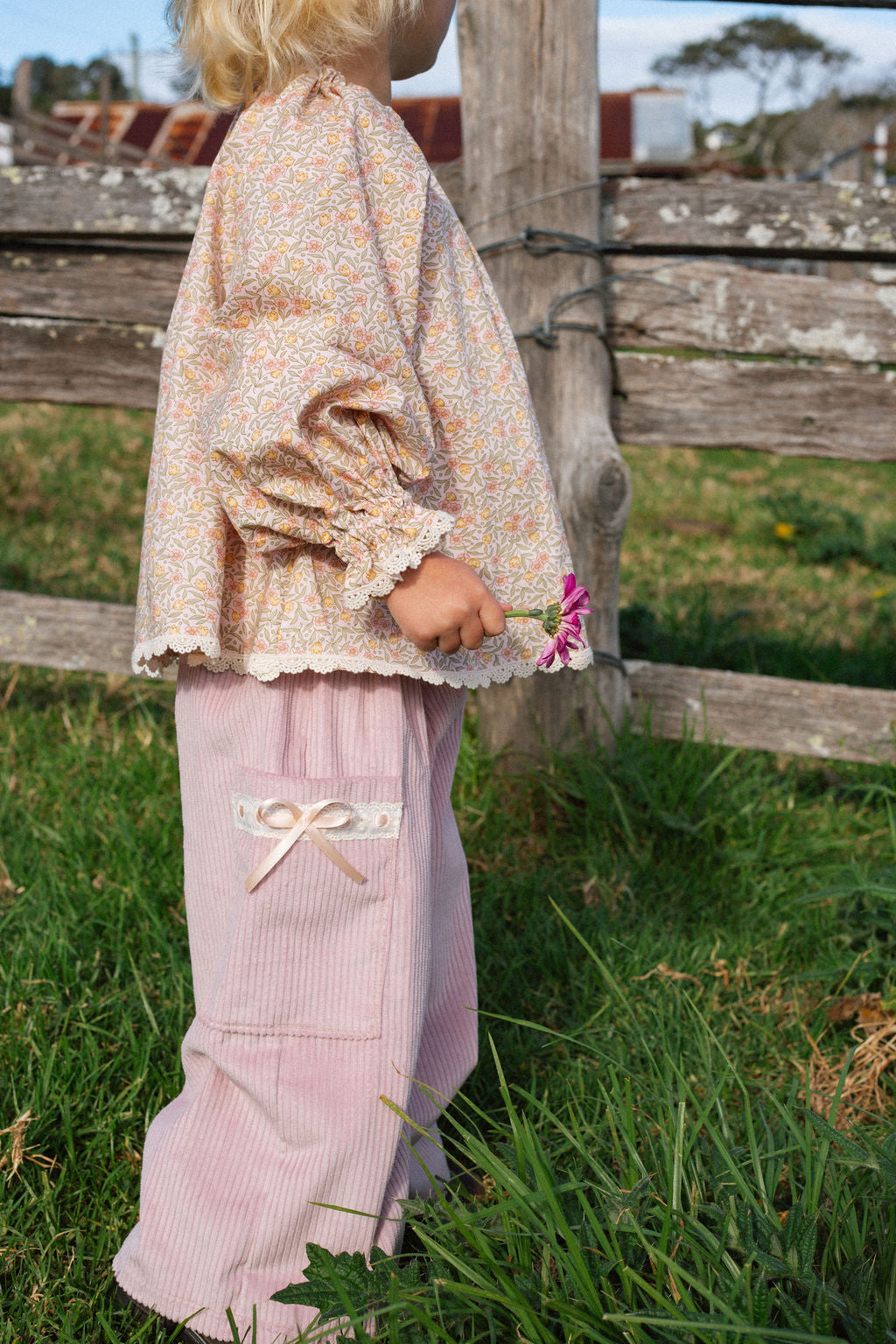 Flower Child Top - Sweet Apricot - PRE ORDER