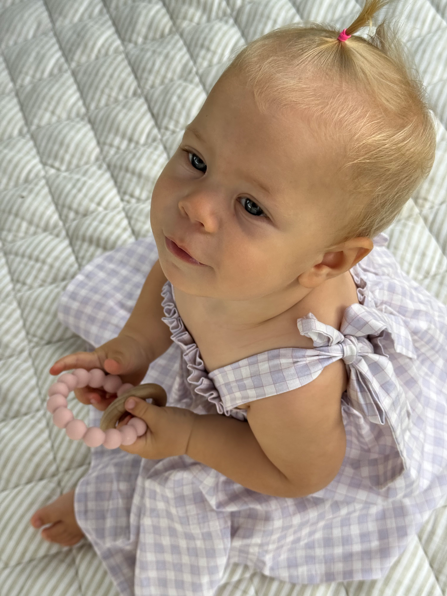 Lavender Gingham Dress