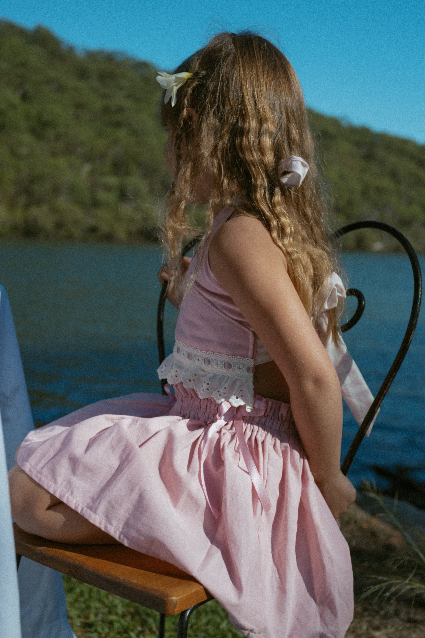 Pink Petals Skirt - Pink