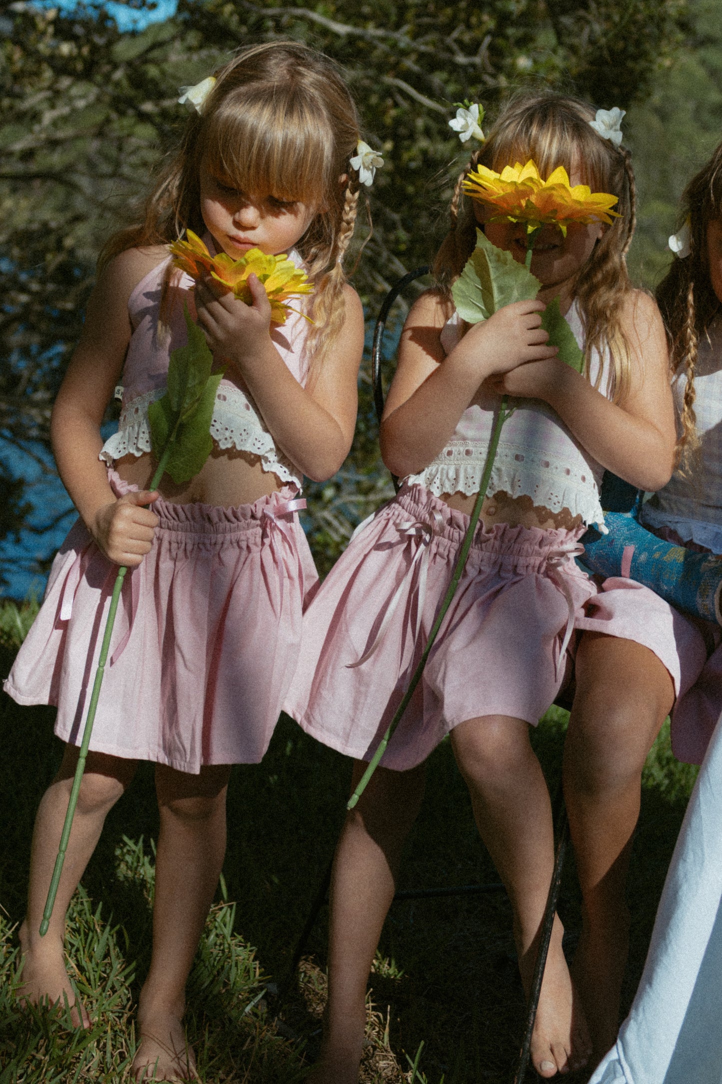 Pink Petals Skirt - Pink