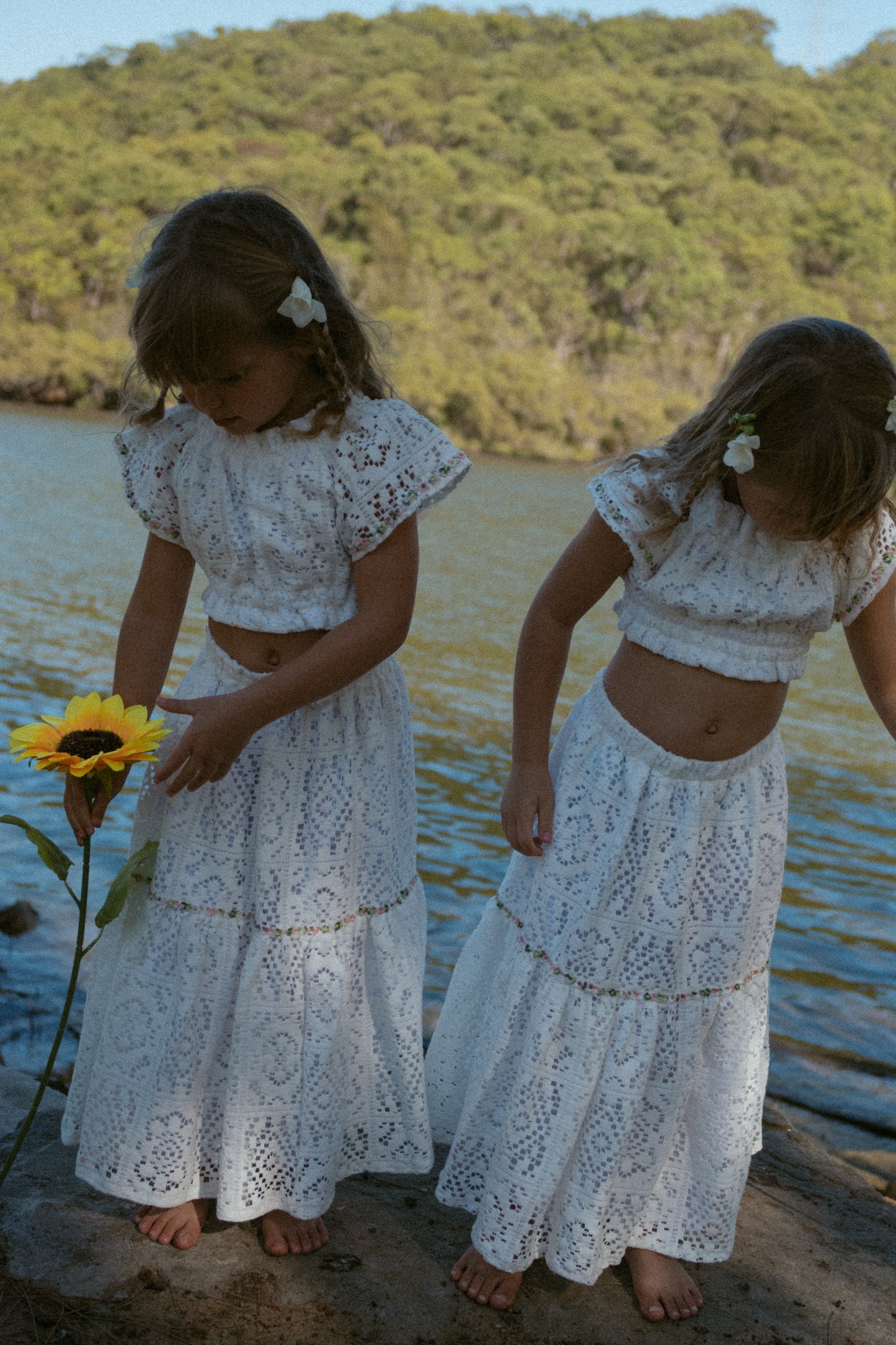 White Dahlia Tiered skirt - PRE ORDER