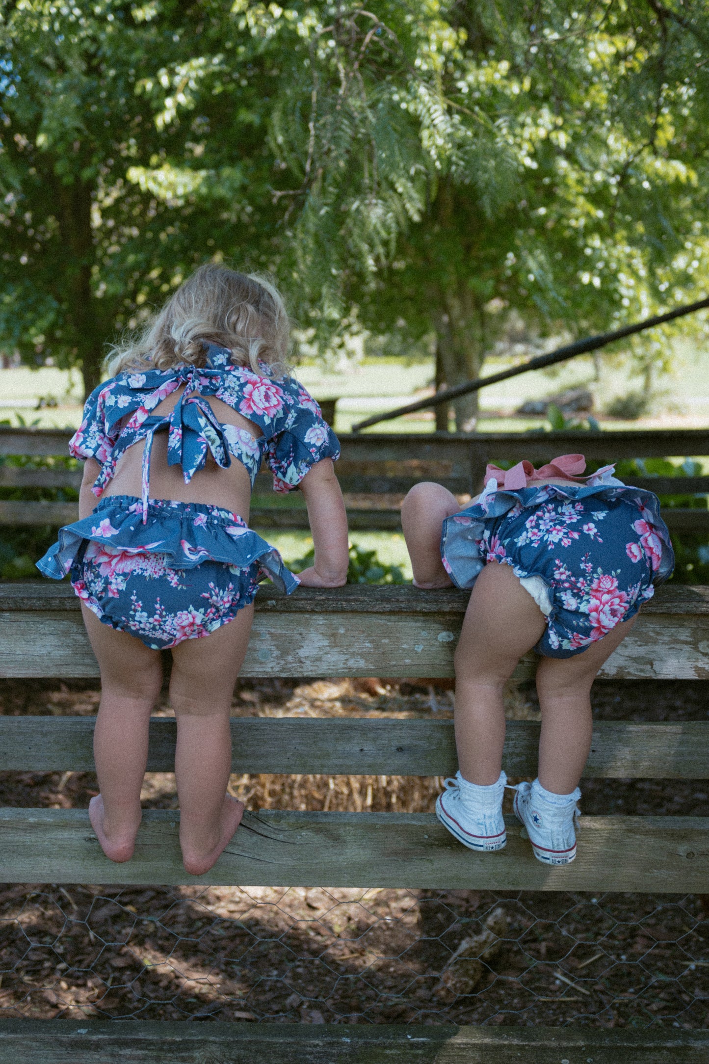 Floral Garden Bloomer - Navy