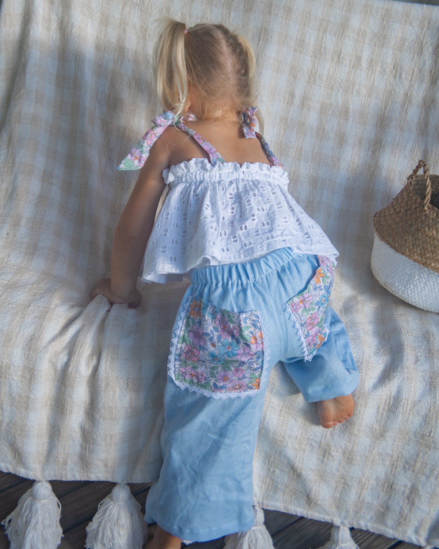 Forget Me Not Linen Pant