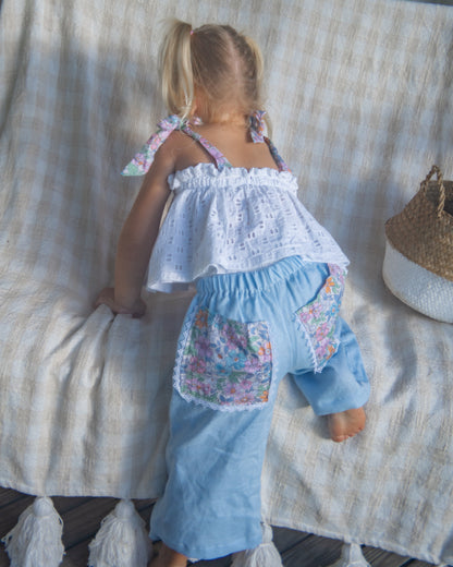 Forget Me Not Linen Pant
