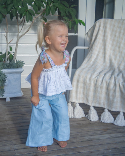 Forget Me Not Flounce Top