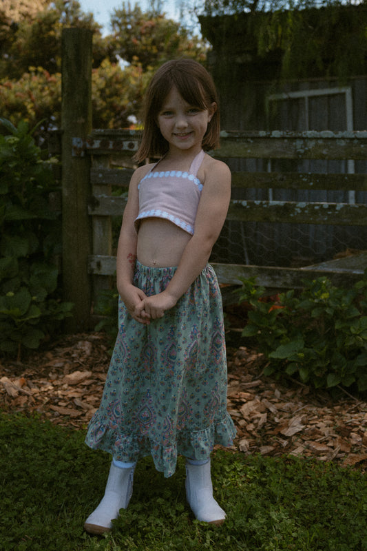 Dusty Pink Bandeau top